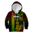 Personalized Hawaii Hauoli Makahiki Hou Kid Hoodie Lono Hawaiian God Kakau Polynesian Tribal Reggae LT05 Hoodie Reggae - Polynesian Pride