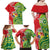 Custom Tonga Australia Rugby Family Matching Off Shoulder Maxi Dress and Hawaiian Shirt Kangaroos And Tonga Mate Maa Together