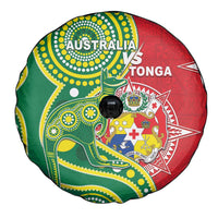 Tonga Australia Rugby Spare Tire Cover Kangaroos And Tonga Mate Maa Together