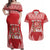 Custom Tonga Rugby Couples Matching Off Shoulder Maxi Dress and Hawaiian Shirt Tonga Mate Ma'a Take The Lead