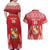 Custom Tonga Rugby Couples Matching Off Shoulder Maxi Dress and Hawaiian Shirt Tonga Mate Ma'a Take The Lead