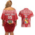 Custom Tonga Rugby Couples Matching Off Shoulder Short Dress and Hawaiian Shirt Tonga Mate Ma'a Take The Lead