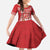 Custom Tonga Rugby Family Matching Off The Shoulder Long Sleeve Dress and Hawaiian Shirt Tonga Mate Ma'a Take The Lead