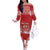 Custom Tonga Rugby Family Matching Off The Shoulder Long Sleeve Dress and Hawaiian Shirt Tonga Mate Ma'a Take The Lead