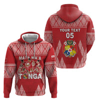 Custom Tonga Rugby Hoodie Tonga Mate Ma'a Take The Lead LT05 - Polynesian Pride