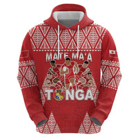 Custom Tonga Rugby Hoodie Tonga Mate Ma'a Take The Lead LT05 - Polynesian Pride