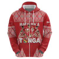 Custom Tonga Rugby Hoodie Tonga Mate Ma'a Take The Lead LT05 - Polynesian Pride