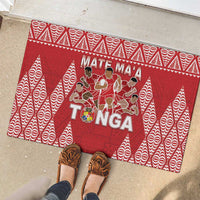 Tonga Rugby Rubber Doormat Tonga Mate Ma'a Take The Lead