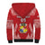 Custom Tonga Rugby Sherpa Hoodie Tonga Mate Ma'a Take The Lead