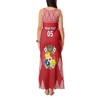 Custom Tonga Rugby Tank Maxi Dress Tonga Mate Ma'a Take The Lead