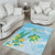 2025 Aloha Hawaii Area Rug Tropical Flowers And Honu