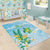 2025 Aloha Hawaii Area Rug Tropical Flowers And Honu