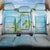 2025 Aloha Hawaii Back Car Seat Cover Tropical Flowers And Honu