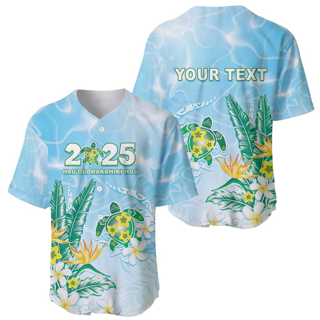 Personalised 2025 Aloha Hawaii Baseball Jersey Tropical Flowers And Honu