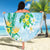 2025 Aloha Hawaii Beach Blanket Tropical Flowers And Honu