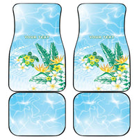 2025 Aloha Hawaii Car Mats Tropical Flowers And Honu
