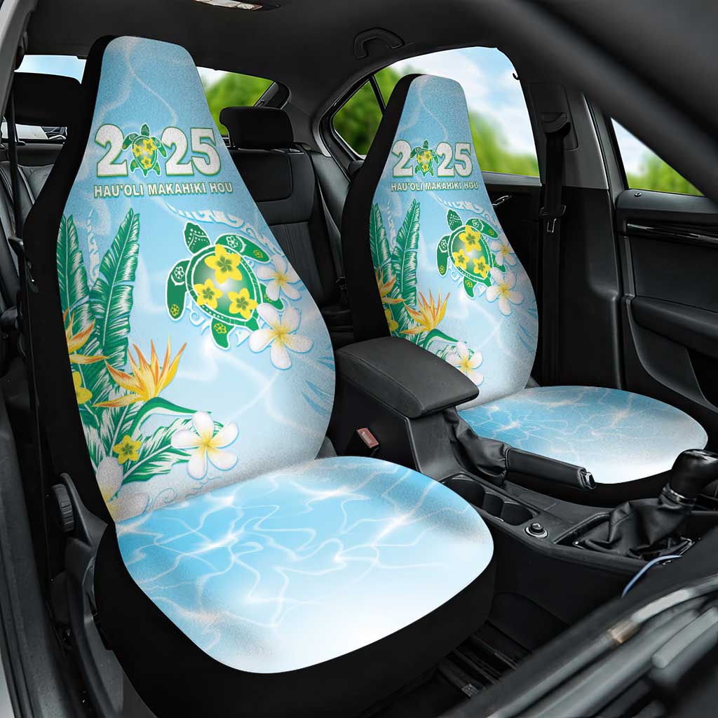 2025 Aloha Hawaii Car Seat Cover Tropical Flowers And Honu