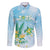 Personalised 2025 Aloha Hawaii Family Matching Off The Shoulder Long Sleeve Dress and Hawaiian Shirt Tropical Flowers And Honu
