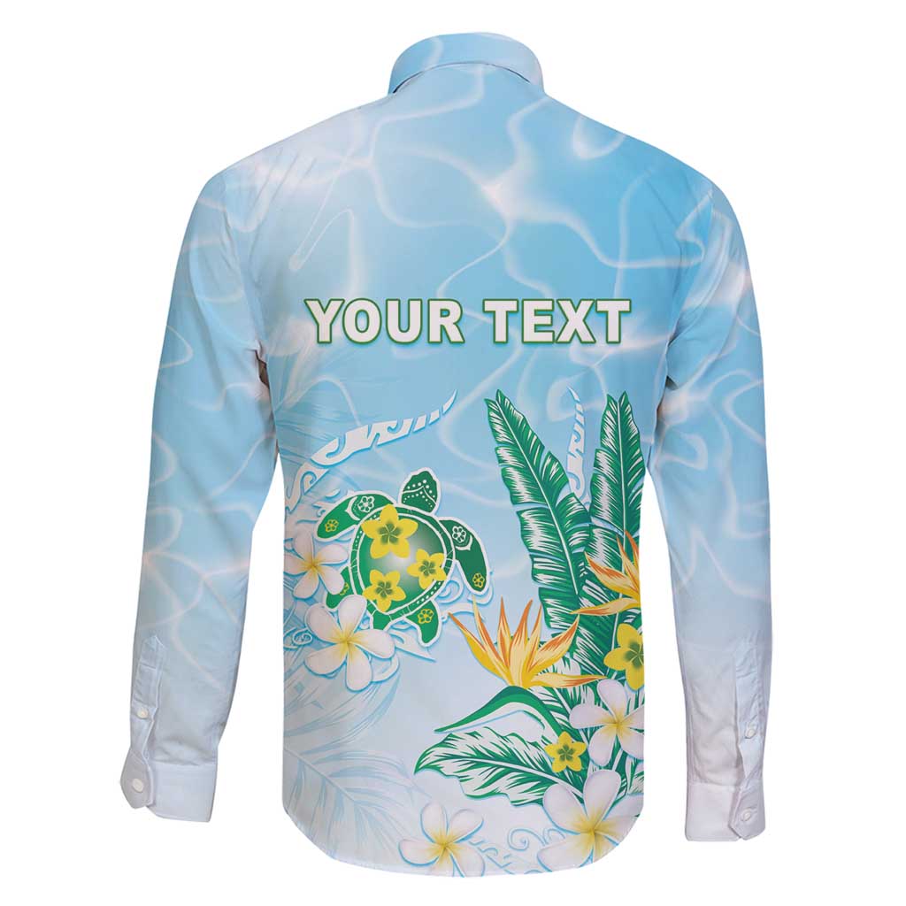 Personalised 2025 Aloha Hawaii Family Matching Puletasi and Hawaiian Shirt Tropical Flowers And Honu