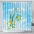 2025 Aloha Hawaii Shower Curtain Tropical Flowers And Honu