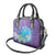 Hawaii Honu Shoulder Handbag Tropical Flowers Purple Gradient