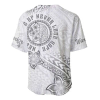 Brain Cancer Warrior Baseball Jersey Never Give Up LT05 - Polynesian Pride