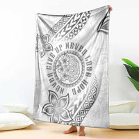 Brain Cancer Warrior Blanket Never Give Up