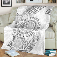 Brain Cancer Warrior Blanket Never Give Up