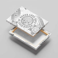 Brain Cancer Warrior Canvas Wall Art Never Give Up