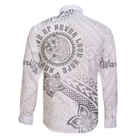 Brain Cancer Warrior Family Matching Summer Maxi Dress and Hawaiian Shirt Never Give Up LT05 - Polynesian Pride