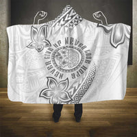 Brain Cancer Warrior Hooded Blanket Never Give Up