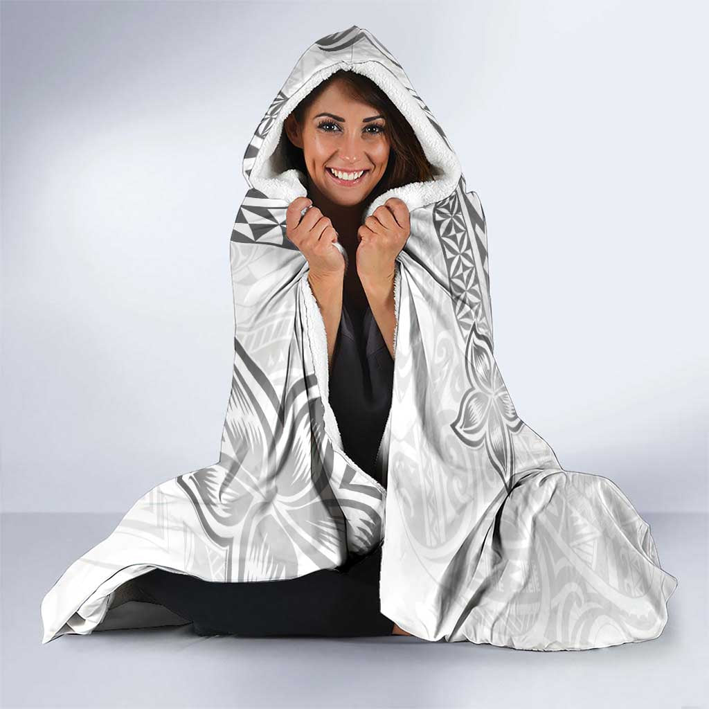 Brain Cancer Warrior Hooded Blanket Never Give Up