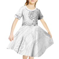 Brain Cancer Warrior Kid Short Sleeve Dress Never Give Up