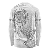 Brain Cancer Warrior Long Sleeve Shirt Never Give Up