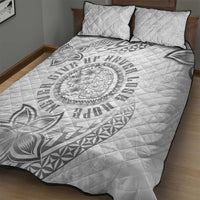 Brain Cancer Warrior Quilt Bed Set Never Give Up