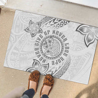 Brain Cancer Warrior Rubber Doormat Never Give Up LT05 - Polynesian Pride