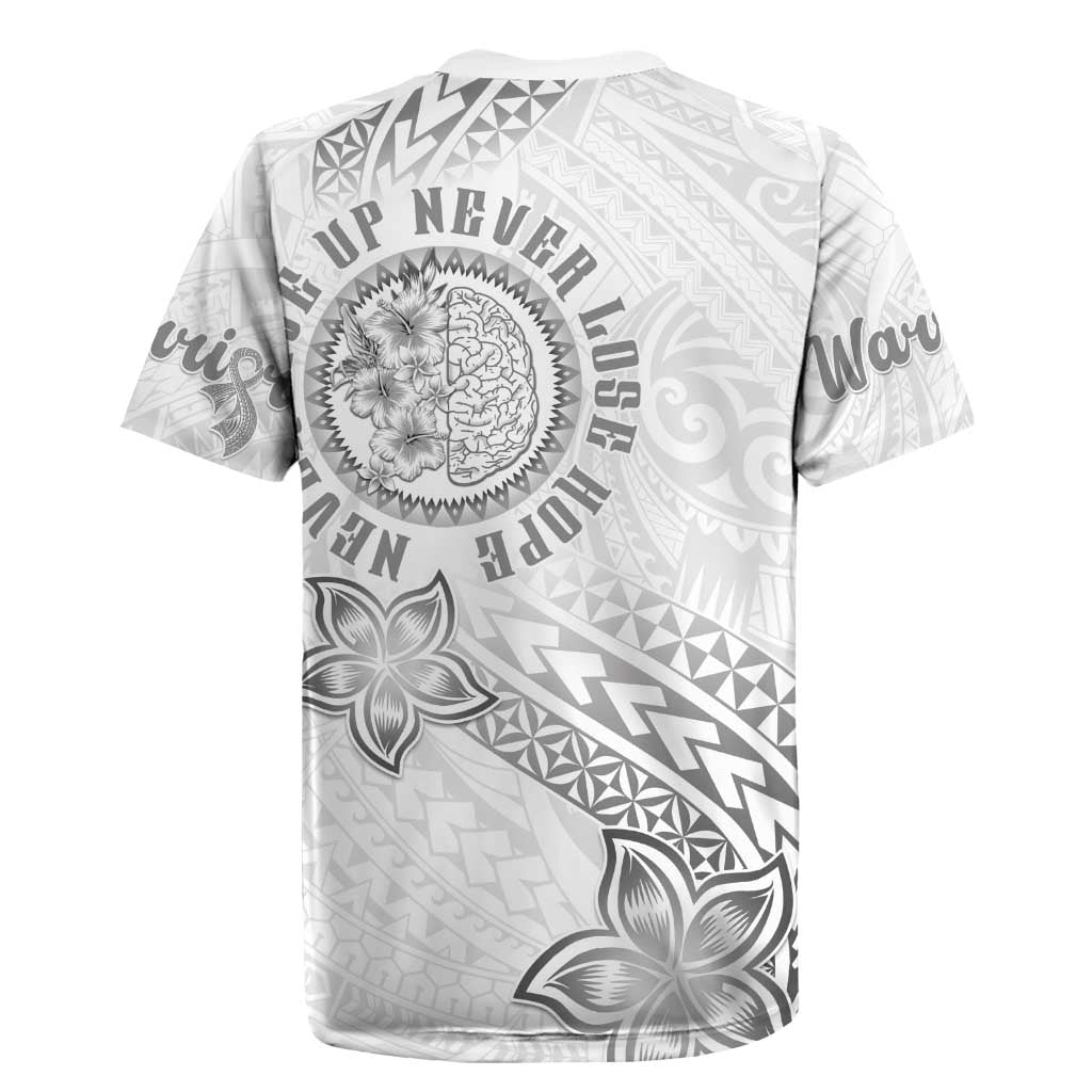 Brain Cancer Warrior Rugby Jersey Never Give Up LT05 - Polynesian Pride