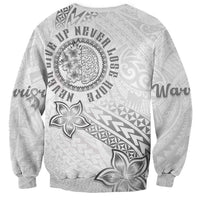 Brain Cancer Warrior Sweatshirt Never Give Up
