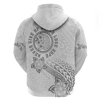 Brain Cancer Warrior Zip Hoodie Never Give Up