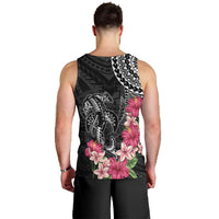 Black Polynesian Hammerhead Shark Tribal Pattern Men Tank Top LT05 - Polynesian Pride