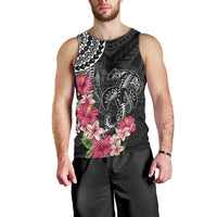 Black Polynesian Hammerhead Shark Tribal Pattern Men Tank Top LT05 - Polynesian Pride