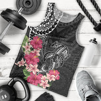 Black Polynesian Hammerhead Shark Tribal Pattern Men Tank Top LT05 - Polynesian Pride