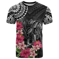 Black Polynesian Hammerhead Shark Tribal Pattern T Shirt LT05 Black - Polynesian Pride
