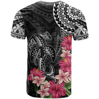 Black Polynesian Hammerhead Shark Tribal Pattern T Shirt LT05 - Polynesian Pride