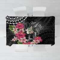 Black Polynesian Hammerhead Shark Tribal Pattern Tablecloth LT05 Black - Polynesian Pride