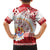 French Polynesia Internal Autonomy Day Family Matching Short Sleeve Bodycon Dress and Hawaiian Shirt Tropical Hibiscus And Turtle Pattern