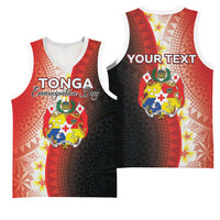 Personalised Tonga Emancipation Day Basketball Jersey Tongan Ngatu Pattern With Plumeria LT05 - Polynesian Pride
