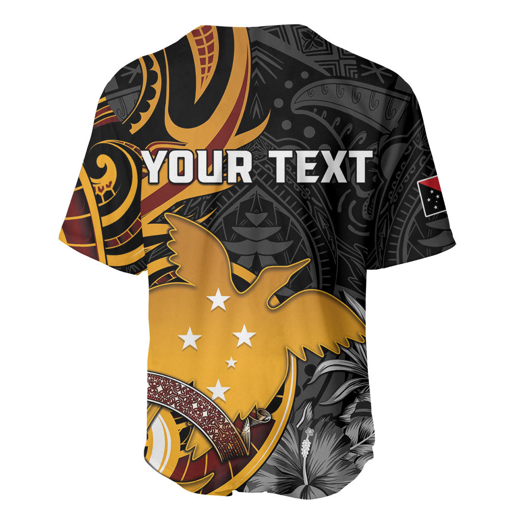 Personalised Papua New Guinea Baseball Jersey Happy Independence Day LT05 - Polynesian Pride