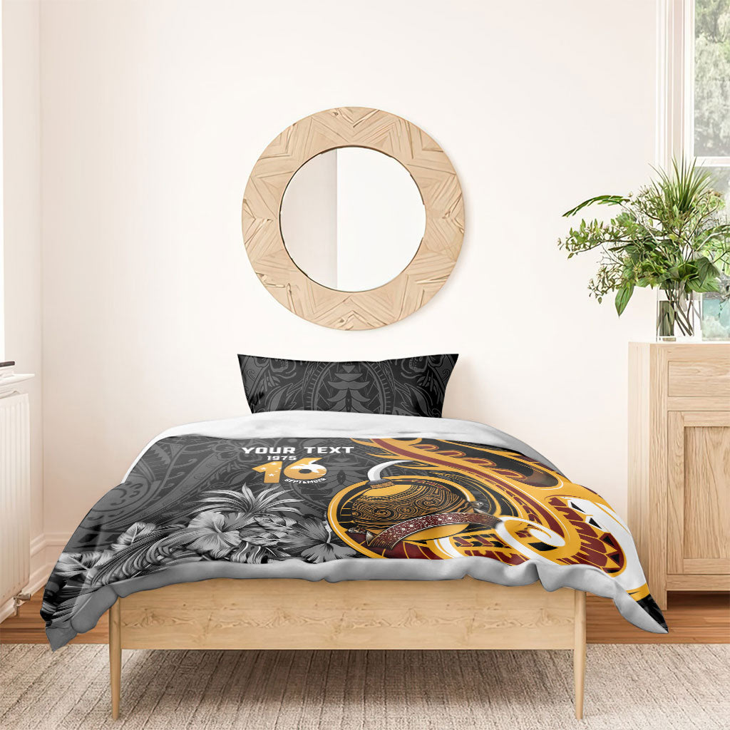 Personalised Papua New Guinea Bedding Set Happy Independence Day LT05 - Polynesian Pride