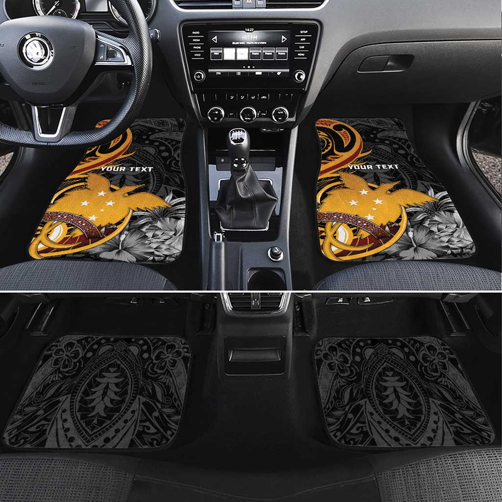 Personalised Papua New Guinea Car Mats Happy 50th Independence Anniversary - Polynesian Pride